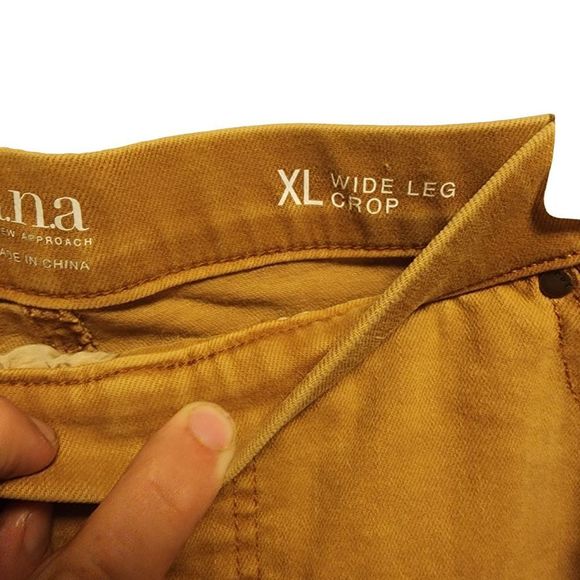 Womens A.N.A. Wide Leg Cropped Jeans Size XL - Picture 3 of 5